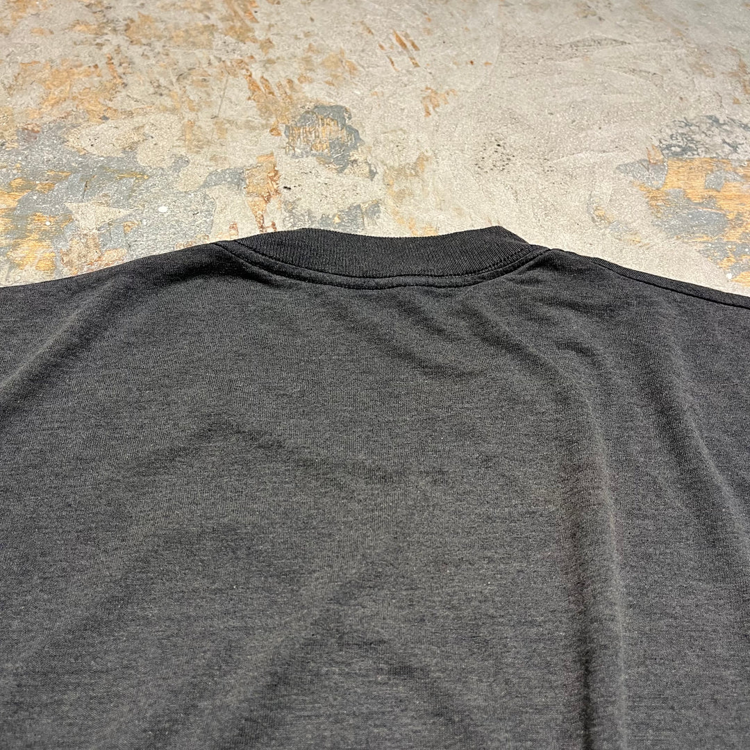 古着 leslies of luton/釣具店/魚/企業系/ヴィンテージ シングルステッチ Tシャツ/サイズL相当