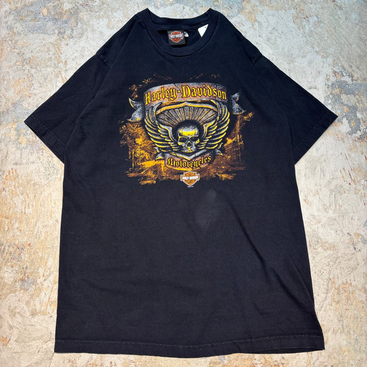 古着 USA製 Harley-Davidson/ハーレーダビッドソン/ プリントTシャツ/ サイズL