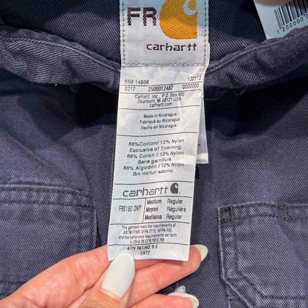古着 carhartt/ カーハート/  ボタンダウンワーク長袖シャツ/ 無地/ サイズM