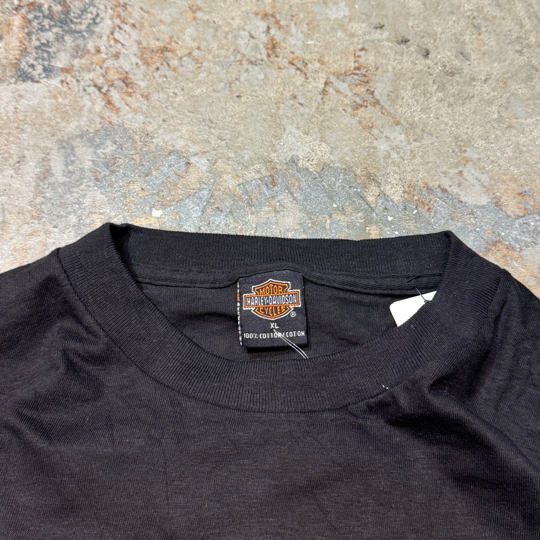 古着 USA製 00's Harley-Davidson/ハーレーダビッドソン/ プリントTシャツ/サイズXL