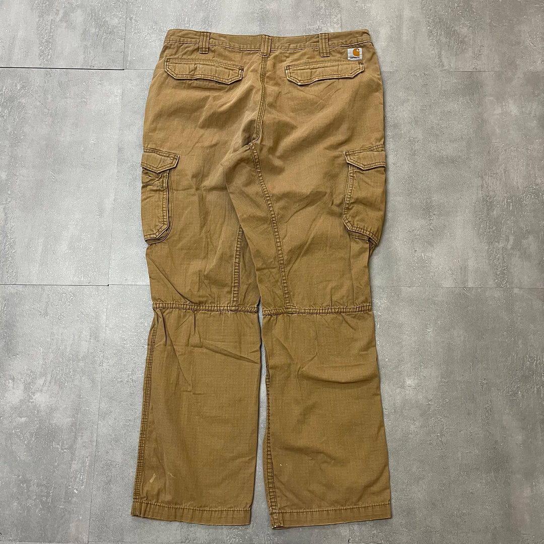 #1726 古着 Carhartt/カーハート Cargo Pants/カーゴパンツ/ relaxed fit / リップストップ / サイズ38×32