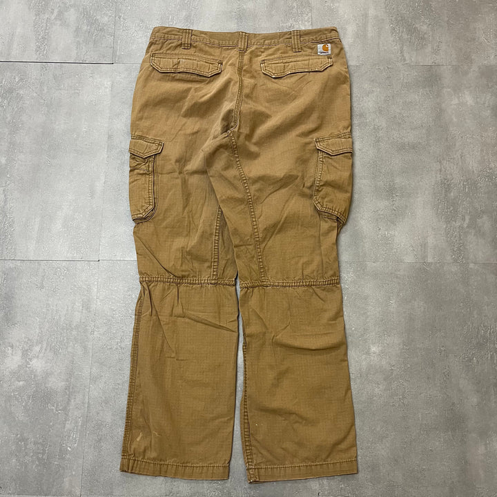 #1726 古着 Carhartt/カーハート Cargo Pants/カーゴパンツ/ relaxed fit / リップストップ / サイズ38×32