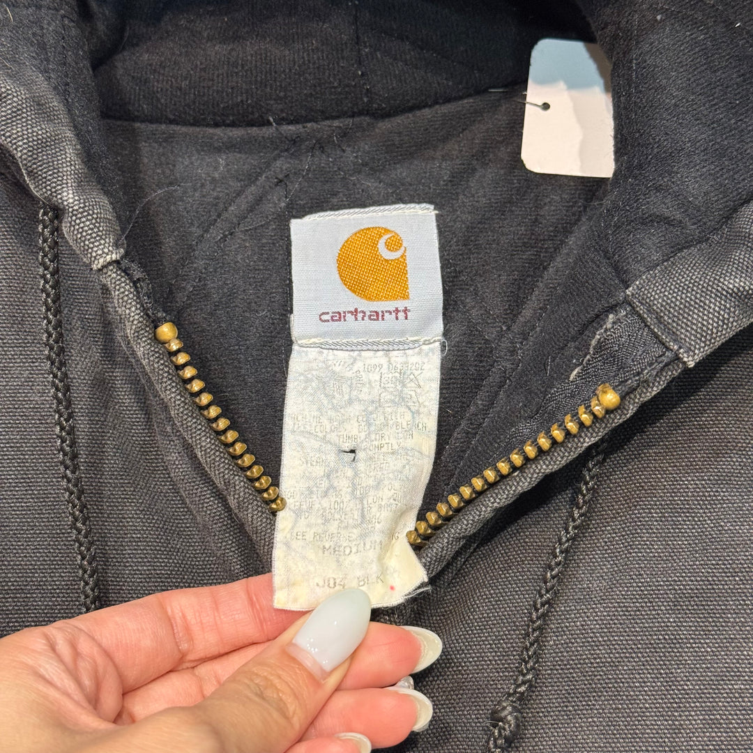 古着 USA製 80's~ Carhartt/ カーハート/ アクティブジャケット/ ダック地/ 裏地キルティング/ サイズM