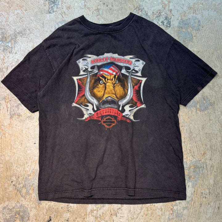 古着 USA製 Harley-Davidson/ハーレーダビッドソン/ プリントTシャツ/ サイズXL