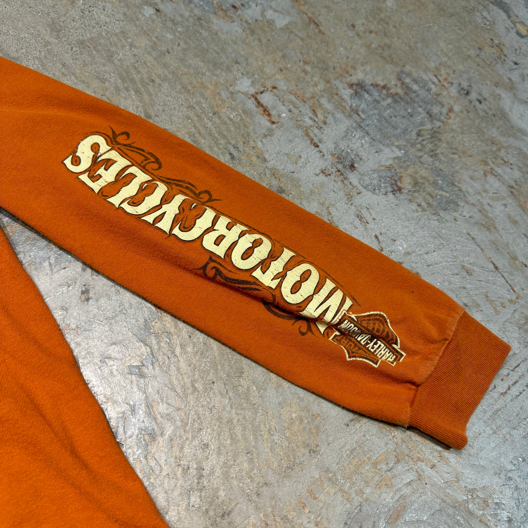 古着 Harley-Davidson/ハーレーダビッドソン/ プリントロングTシャツ/ サイズL