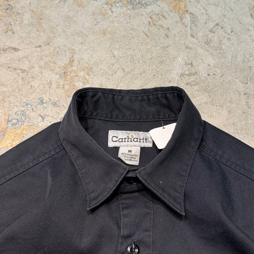 古着 carhartt/カーハート/ 長袖ワークシャツ/ 無地/ サイズM