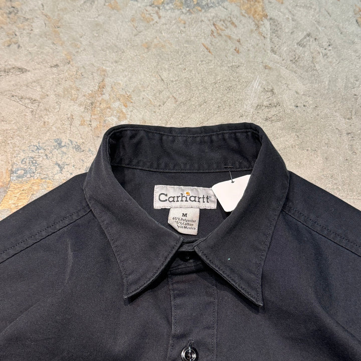 古着 carhartt/カーハート/ 長袖ワークシャツ/ 無地/ サイズM