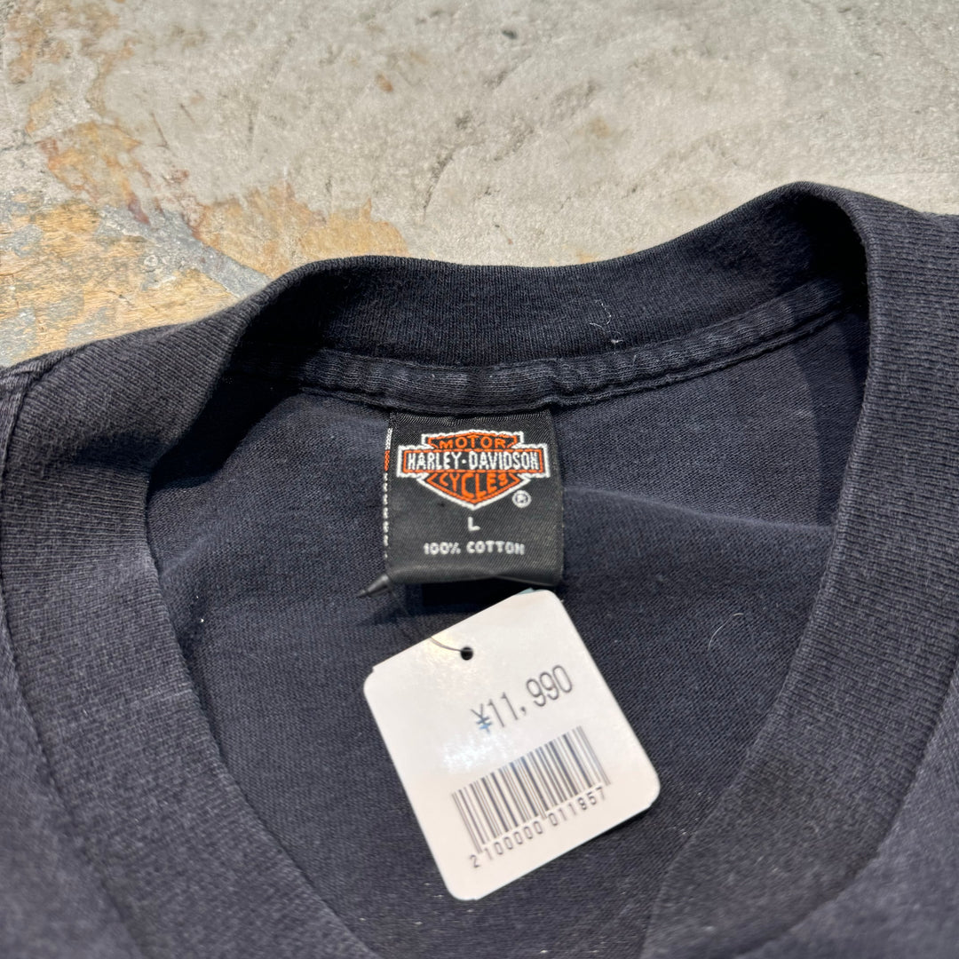 古着 USA製 Harley-Davidson/ハーレーダビッドソン/ プリントTシャツ/ サイズL