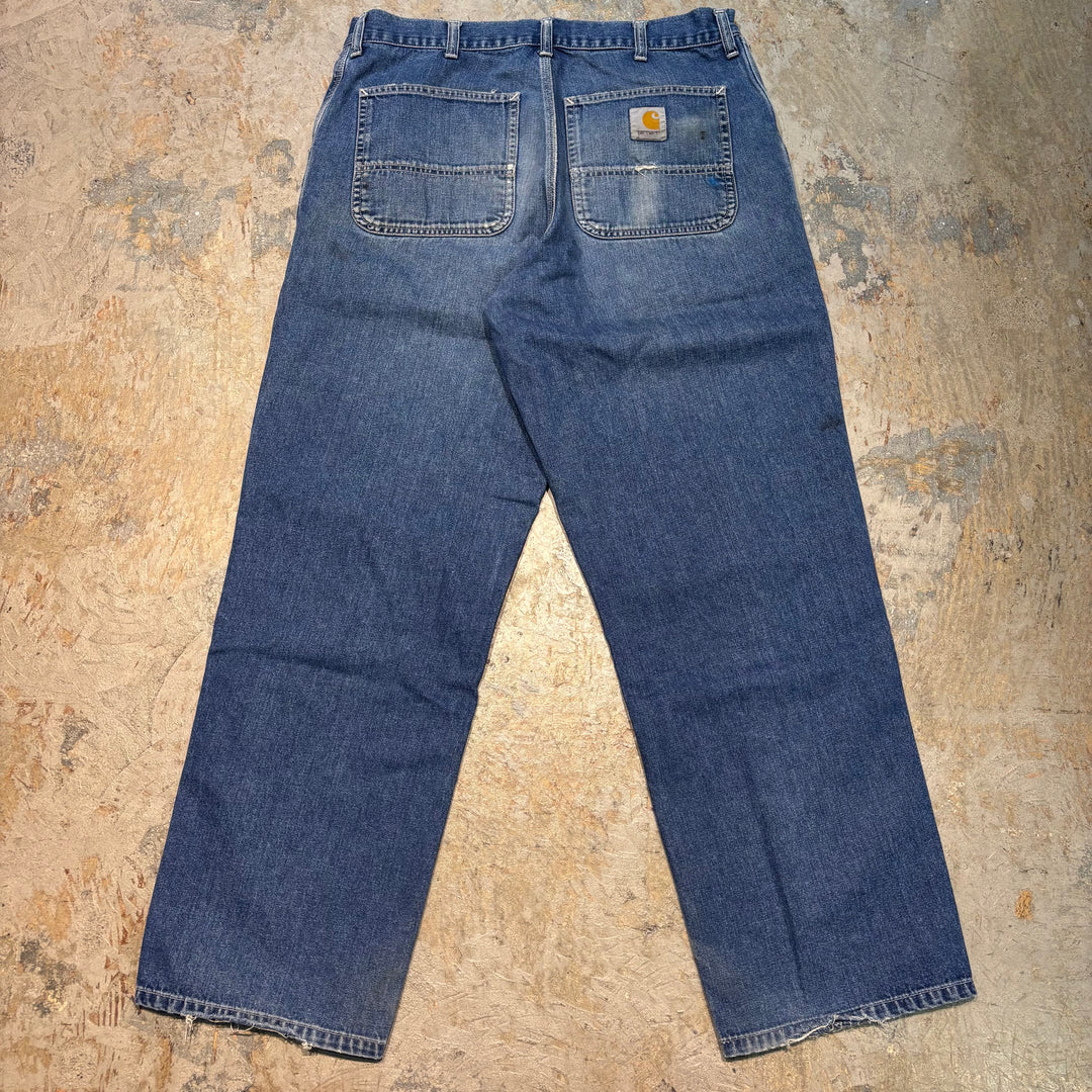 古着 Carhartt/ カーハート/ デニムペインターパンツ/ 実寸サイズ34×29