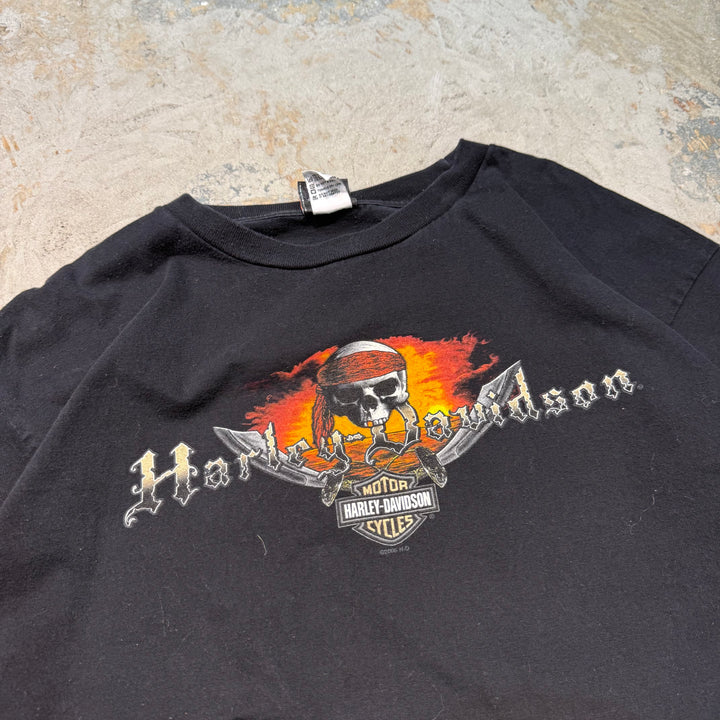 古着 USA製 Harley-Davidson/ハーレーダビッドソン/ プリントTシャツ/ サイズ2XL