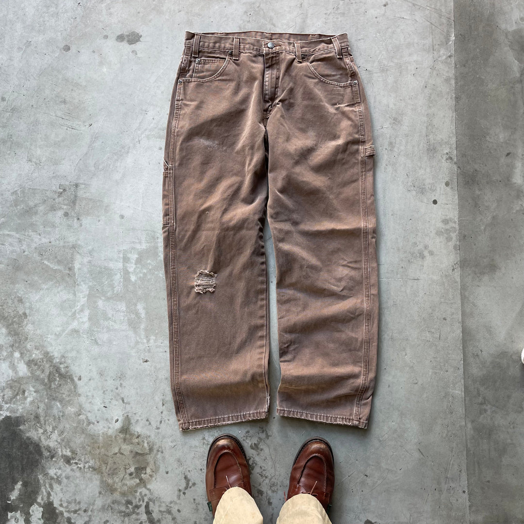 古着 Dickies/ディッキーズ/ダック地ペインターパンツ/実寸サイズ33×30
