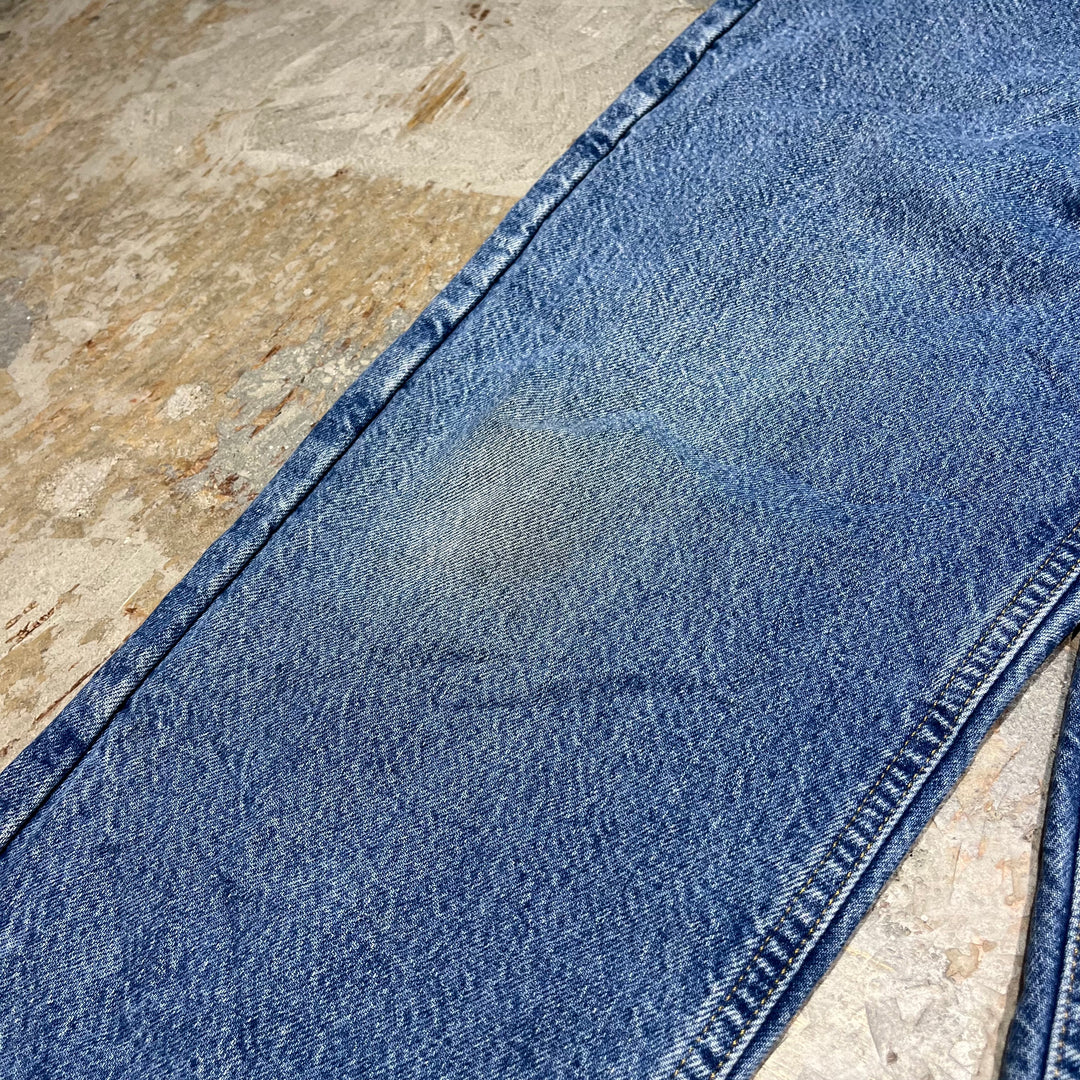 #4224 古着 Carhartt/カーハート / Denim Pants/デニムパンツ /ジーンズ / 裏地チェック/34×30