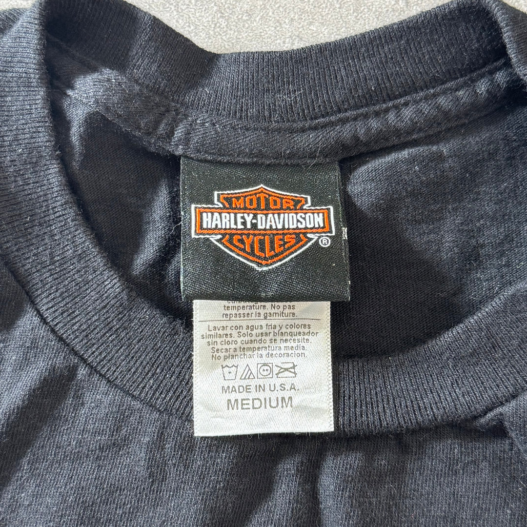 古着 USA製 Harley-Davidson ハーレーダビッドソン プリントTシャツ サイズM