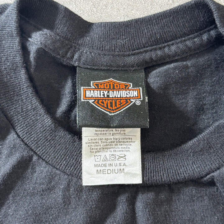 古着 USA製 Harley-Davidson ハーレーダビッドソン プリントTシャツ サイズM