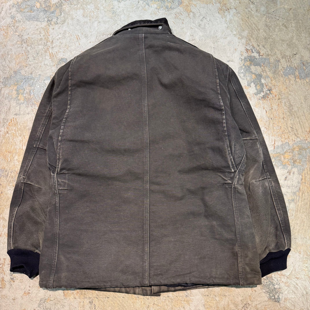 古着 carhartt/ カーハート/ トラディショナルコート/ 裏地キルティング/ 襟コーデュロイ/サイズM