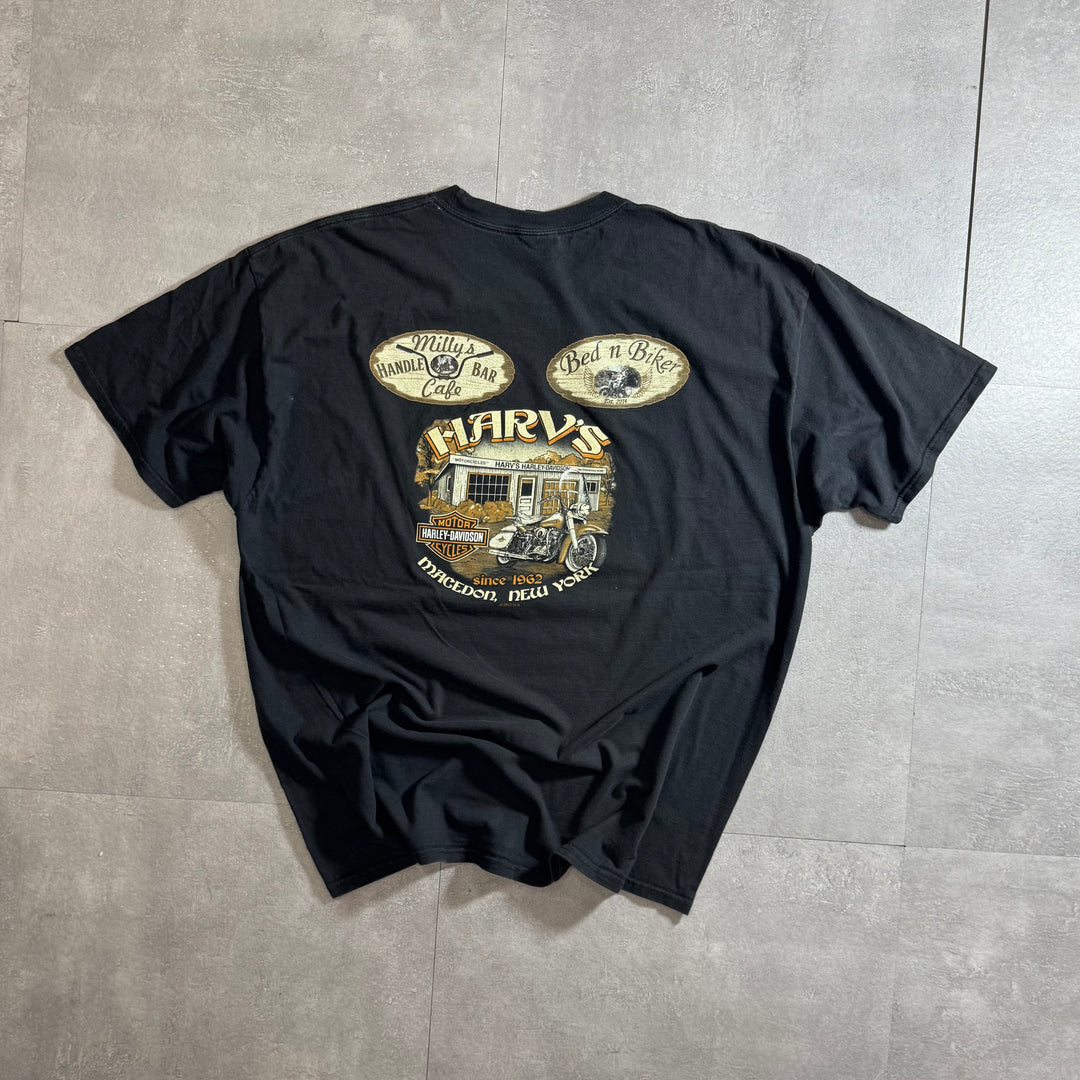 古着 Harley-Davidson ハーレーダビッドソン プリントTシャツ アメカジ サイズ2XL