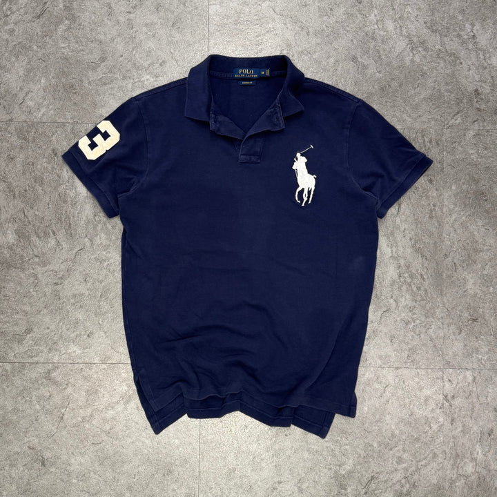 古着 polo by ralph lauren/ ポロ バイ ラルフローレン/ ビックポニー/半袖ポロシャツ/ サイズM