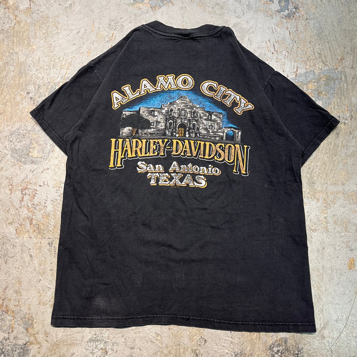 古着 USA製 90's〜 Harley-Davidson/ハーレーダビッドソン/ プリントTシャツ/ サイズL