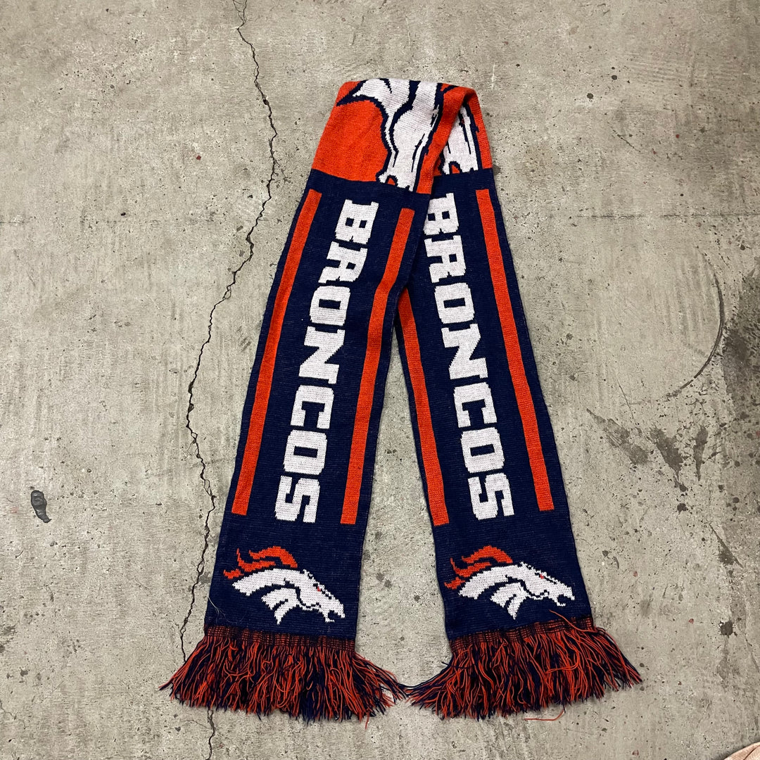 #3069 古着 スポーツマフラー/DENVER BRONCOS/デンバー・ブロンコス/フットボール