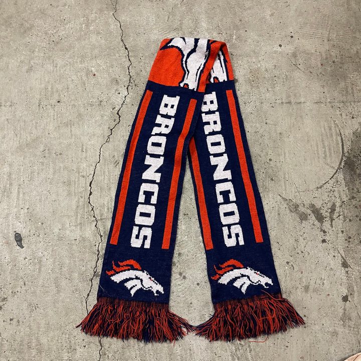 #3069 古着 スポーツマフラー/DENVER BRONCOS/デンバー・ブロンコス/フットボール