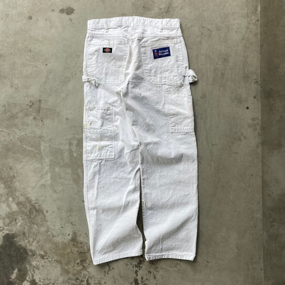 古着 Dickies×SHERWIN WILLIAMS/ディッキーズ× シャーウィン・ウィリアムズ/ ペインターパンツ / 企業ロゴ/ 実寸サイズ31×32