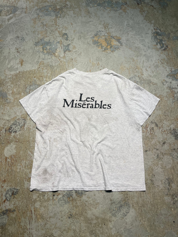 #MA109 古着 USA製 86s Les Miserables/レミゼラブル/ヴィンテージ シングルステッチ Tシャツ/サイズXL