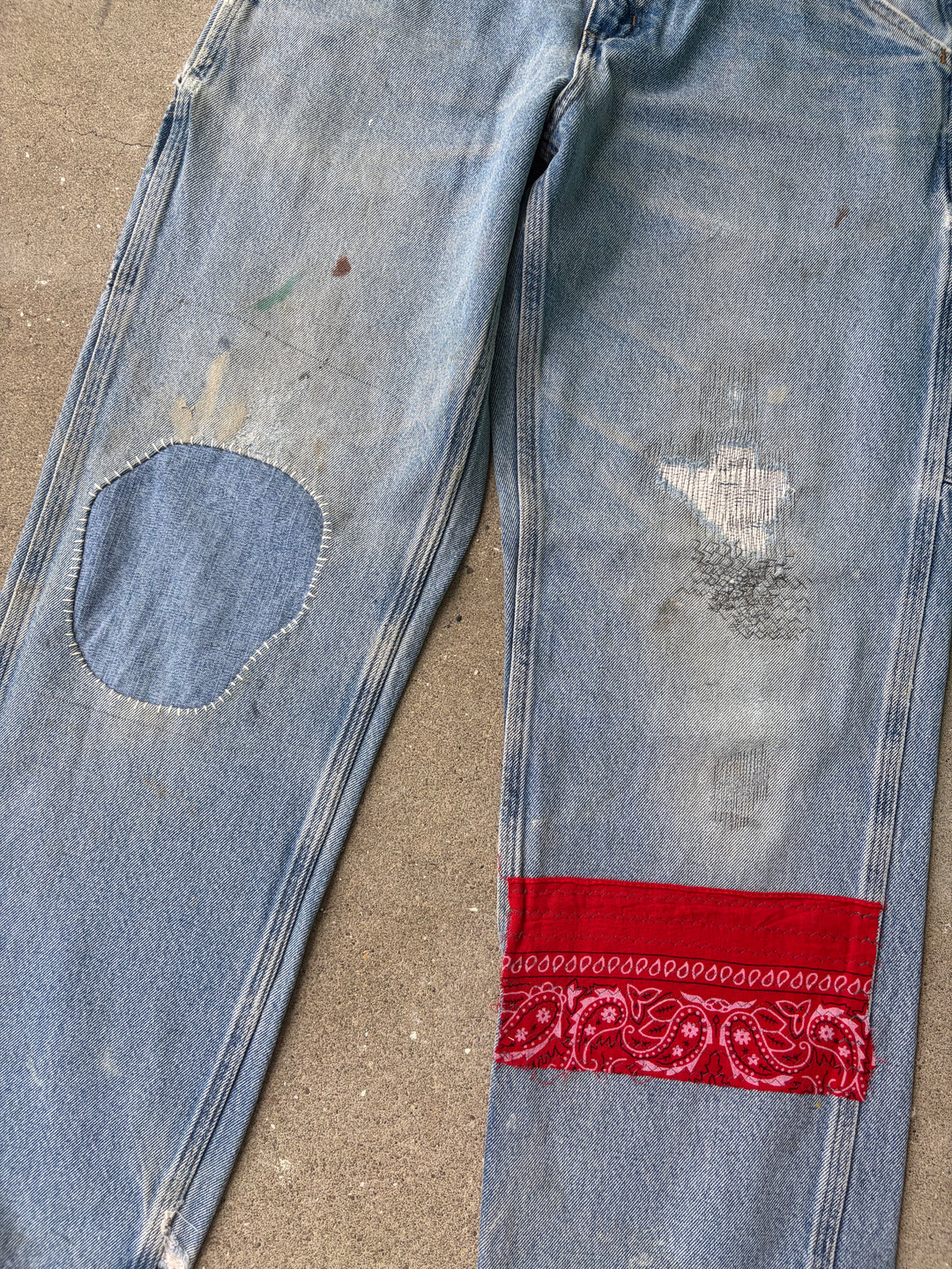 Carhartt Patchwork Denim Pants W32 L32