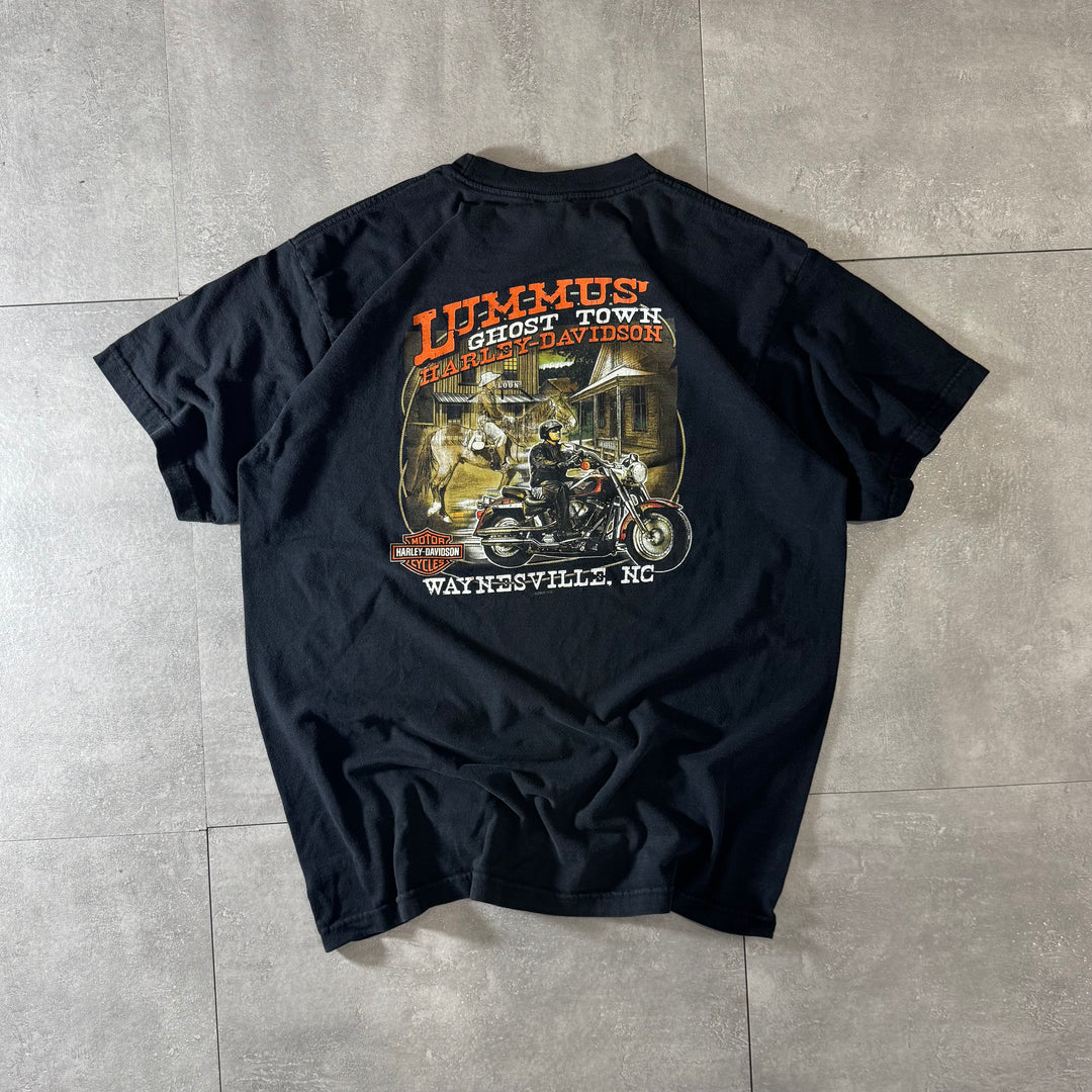 古着 USA製 Harley-Davidson ハーレーダビッドソン プリントTシャツ サイズXL