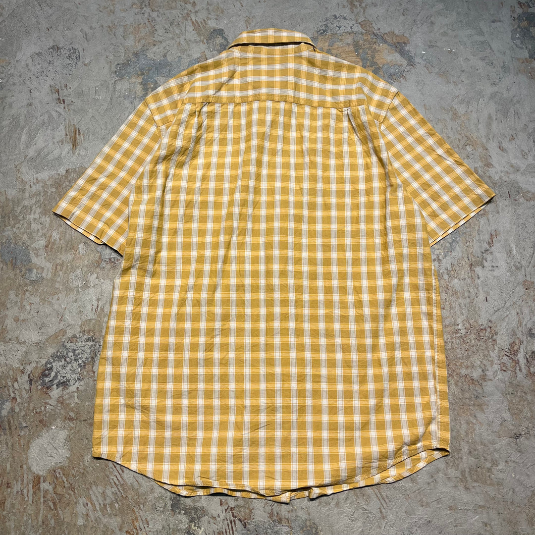 #4363 古着 Carhartt/カーハート/Short Sleeve Button Down Shirt/半袖ボタンダウンシャツ/Check/チェック/サイズM