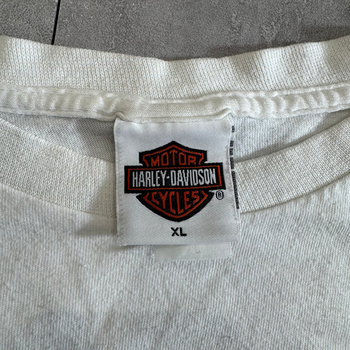 古着 Harley-Davidson ハーレーダビッドソン ロングスリーブプリントTシャツ サイズXL