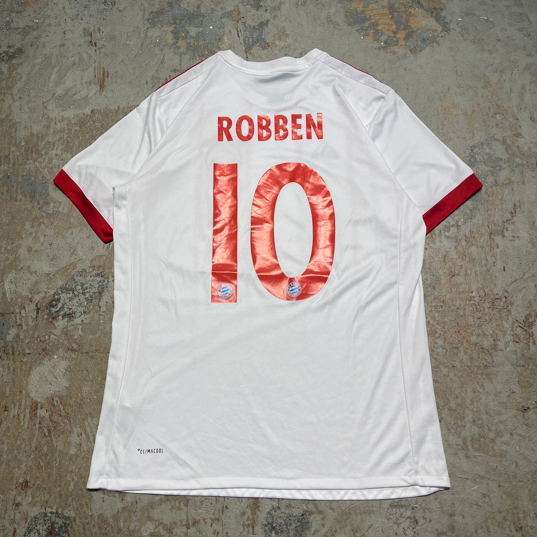 #4443 古着 FC BAYERN/FCバイエルン・ミュンヘン/adidas/アディダス/Football/フットボール/アリアンツ アレーナ/ROBBEN/サイズL