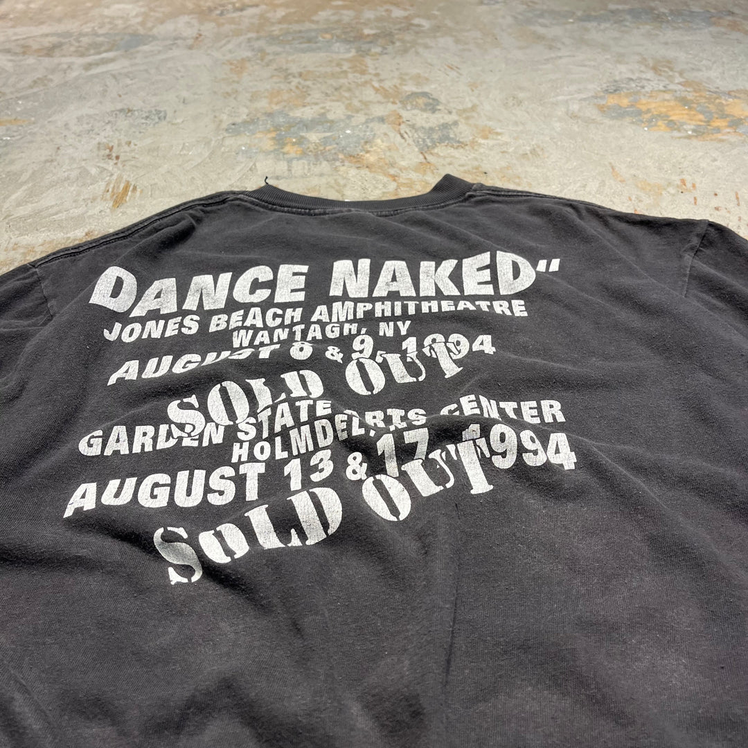 古着 94's USA製 USAVINTAGE / JOHN MELLENCAMP/ジョン･メレンキャンプ / DANCE NAKED/ 13枚目スタジオ・アルバム / シングルステッチ ヴィンテージ バンドTシャツ / サイズXL相当