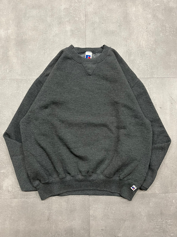 古着 90's〜 RUSSELLATHLETIC/ ラッセル アスレチック/ クルーネックブランクスウェット/ サイズL