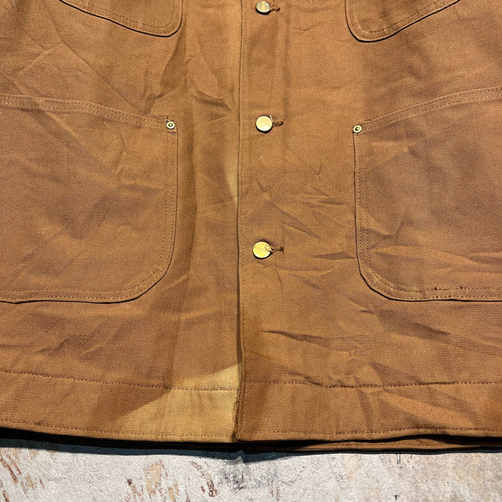 #3422 古着 Carhartt/カーハート/michigan chore coat/ミシガンチョアコート/MADE IN U.S.A/サイズL相当
