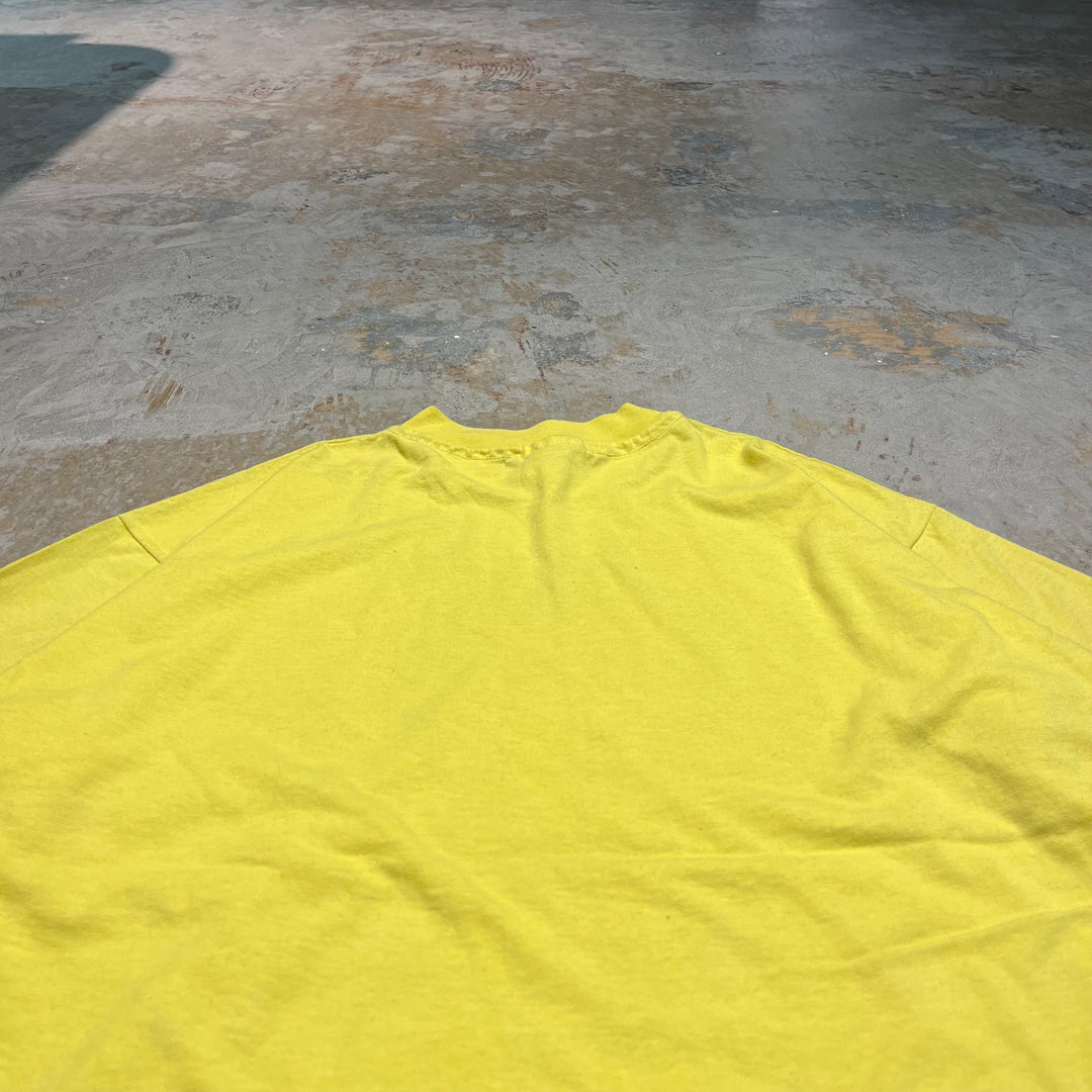 #4499 古着 80's~ hanes/short sleeve print t-shirt Tee/半袖プリントTシャツ/シングルステッチ/サイズXL