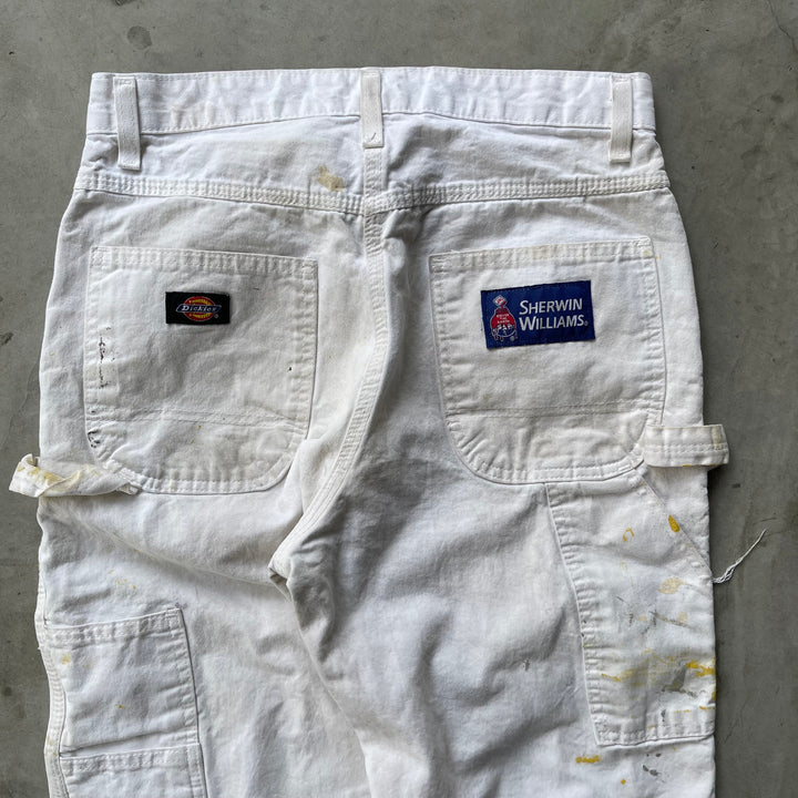 古着 Dickies×SHERWIN WILLIAMS/ディッキーズ× シャーウィン・ウィリアムズ/ ペインターパンツ / 企業ロゴ/ 実寸サイズ29×29