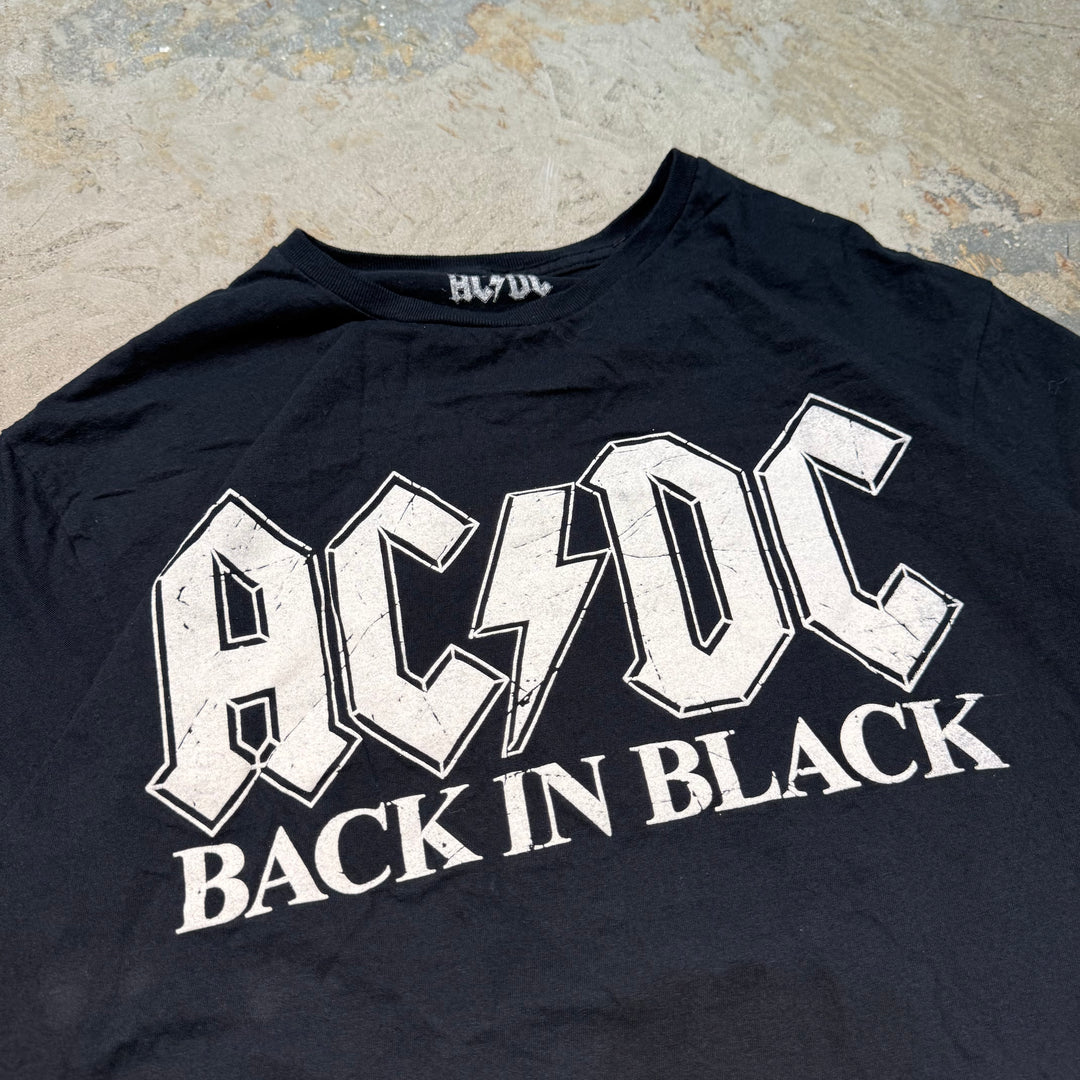 古着 AC/DC/アーティストTシャツ/ プリントTシャツ/ サイズXL