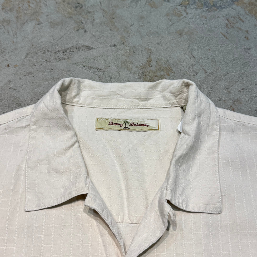 古着 TOMMY BAHAMA/ トミーバハマ/ 半袖シャツ/ 開襟/ シルク/ サイズL