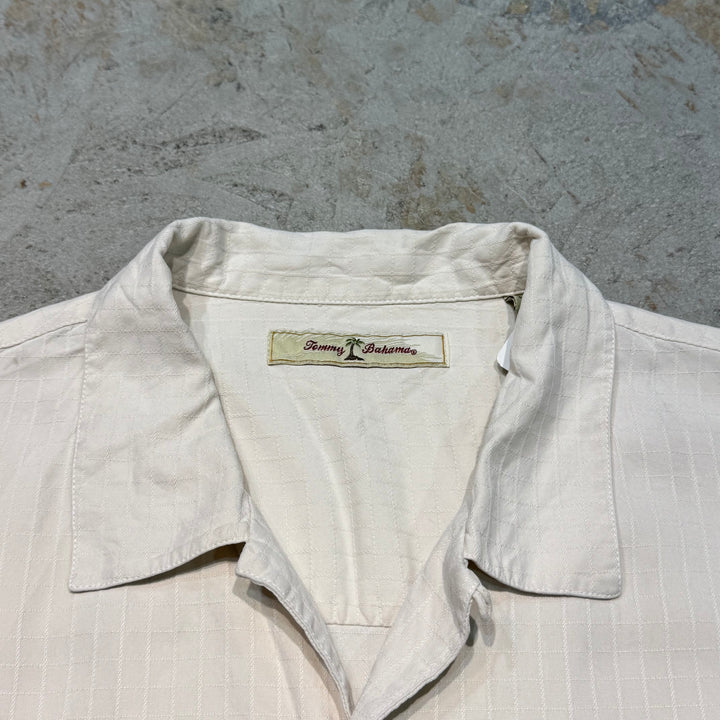古着 TOMMY BAHAMA/ トミーバハマ/ 半袖シャツ/ 開襟/ シルク/ サイズL