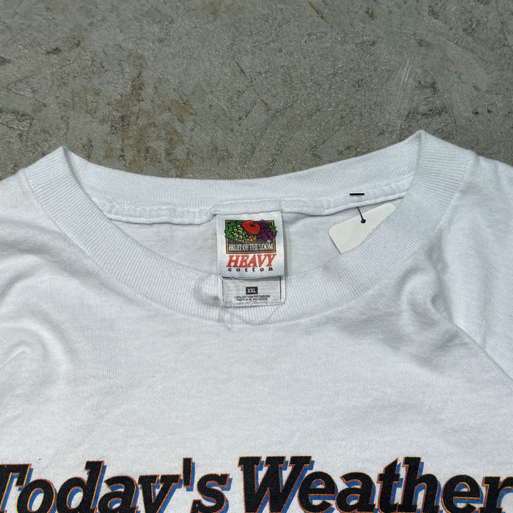 古着 FRUIT OF THE LOOM/ フルーツオブザルーム/ Today’s Weather/ プリントTシャツ/ サイズXXL