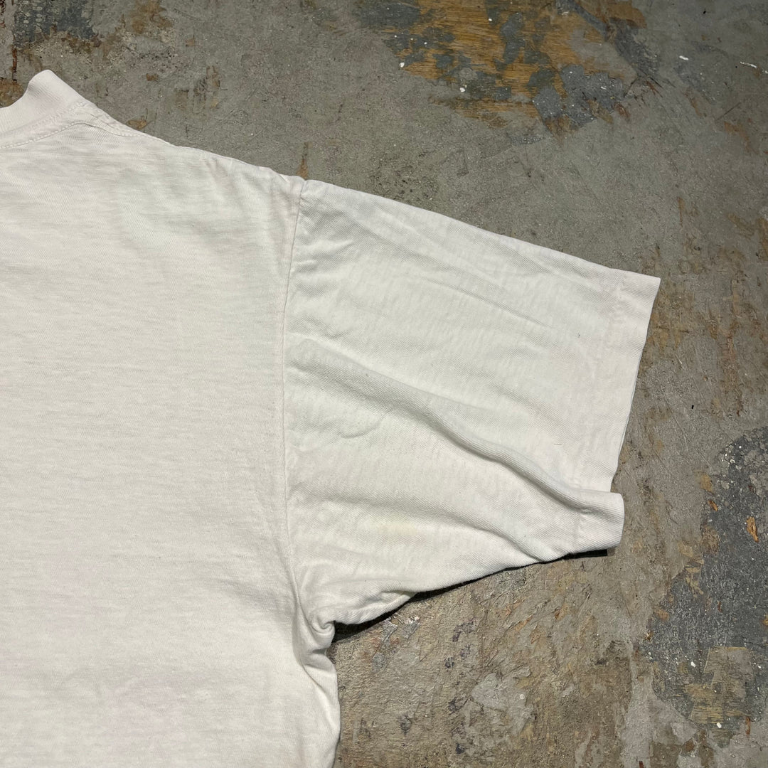 #4780 古着 80's DROOPY ドルーピー/カートゥーンアニメ トムとジェリー/ヴィンテージ シングルステッチ Tシャツ/サイズL