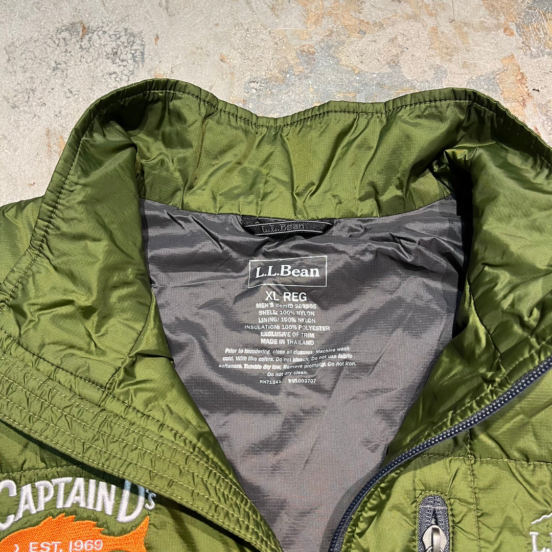 #3217 古着 L.L.Bean/エルエルビーン/Nylon Vest/ナイロンベスト/サイズXL REG