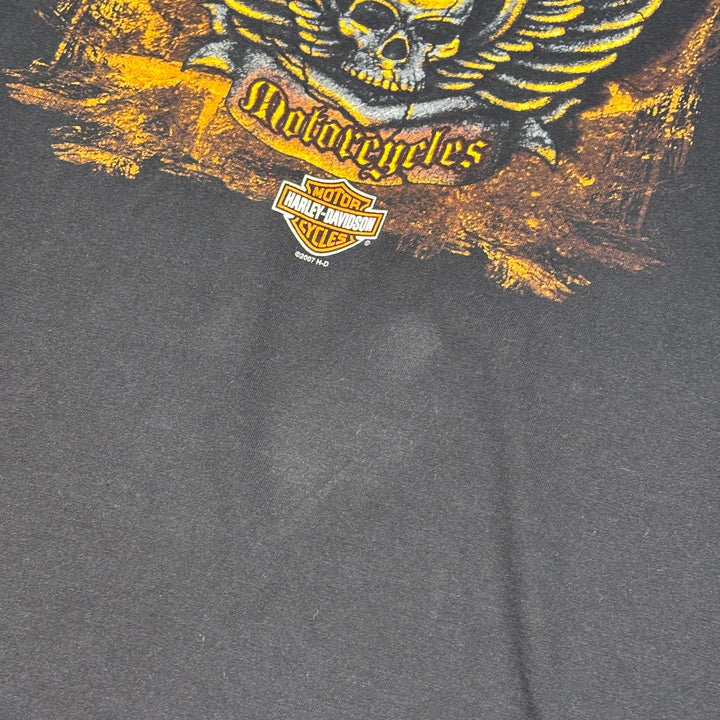 古着 USA製 Harley-Davidson/ハーレーダビッドソン/ プリントTシャツ/ サイズL
