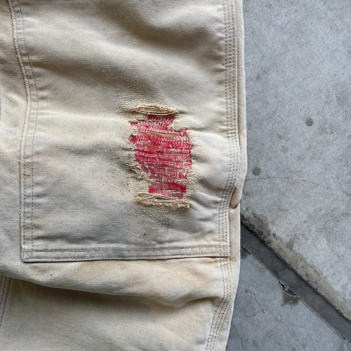 古着 USA製 Carhartt/カーハート/ダック地ペインターパンツ/ダブルニー/実寸サイズ33×31