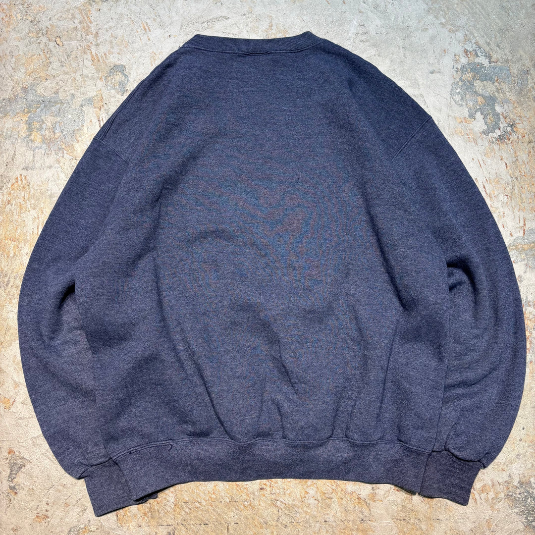 古着 90's〜 RUSSELL ATHLETIC/ ラッセルアスレチック/ ブランククルーネックスウェット/ 無地/ 前VガゼットサイズL