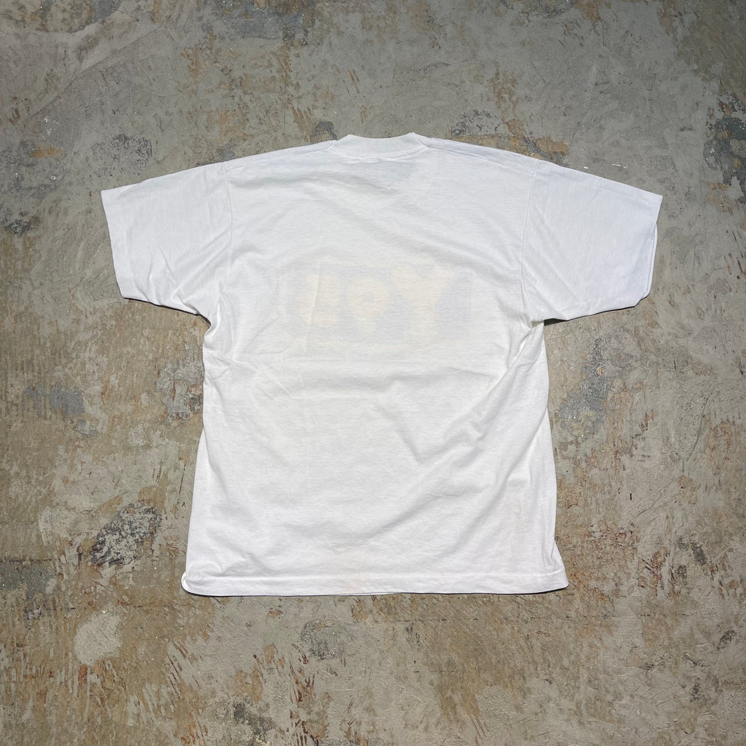 #4497 古着 ~90's Vintage/short sleeve print t-shirt Tee/半袖プリントTシャツ/企業系/サイズL相当