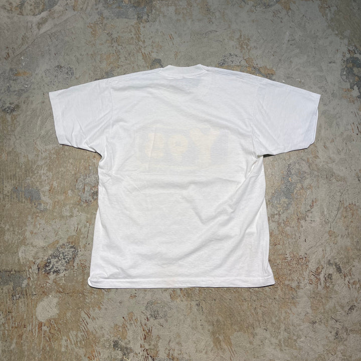 #4497 古着 ~90's Vintage/short sleeve print t-shirt Tee/半袖プリントTシャツ/企業系/サイズL相当