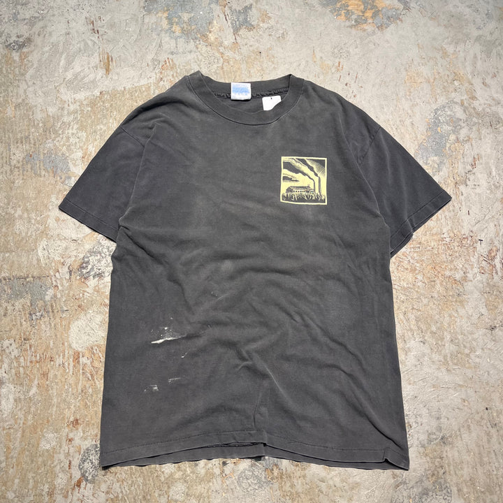 古着 90's~ ヘインズ/"plantation days"/農業/ヴィンテージ シングルステッチ プリントTシャツ/サイズL