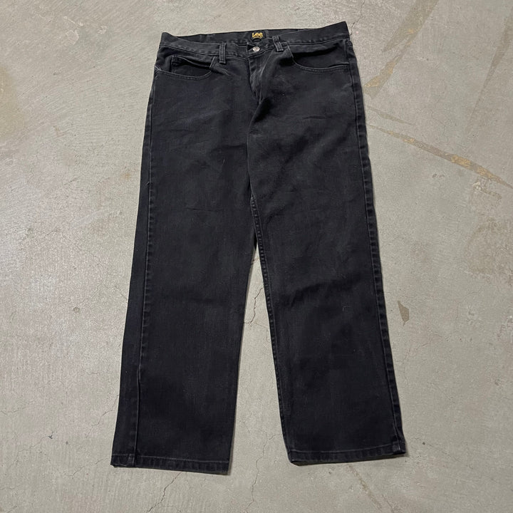 #4207 古着　Lee/リー/Black Denim Pants/ブラックデニムパンツ/サイズ36×29
