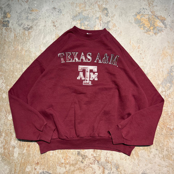 #1989 古着 Hanes/ヘインズ/Crewneck Sweatshirts/クルーネックスウェット/Texas A&M/サイズ2XL
